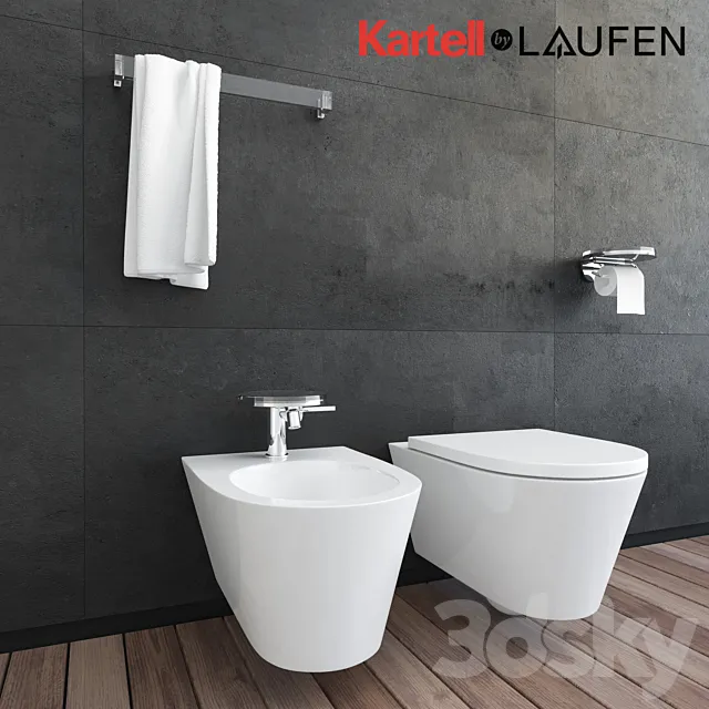 KARTELL-LAUFEN_BATHROOM SANITARY SET & ACCESSORIES 3DModel