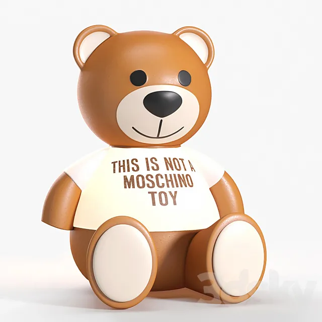 Kartell Moschino bear toy lamp 3D Model Kartell Moschino bear toy lamp 3D Model