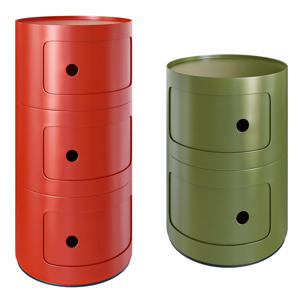 Kartell – Storage Componibili 3D Model Kartell – Storage Componibili 3D Model