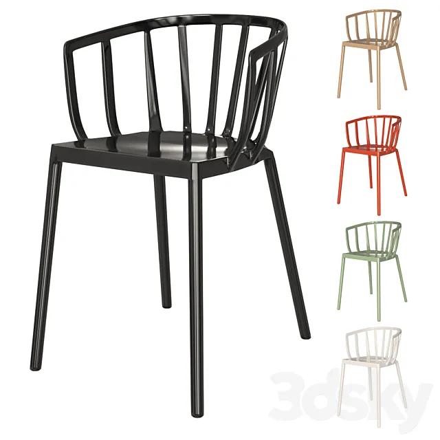 Kartell Venice Chair 3D Model Kartell Venice Chair 3D Model
