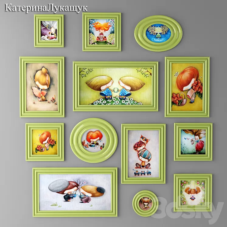 Kartiny2 Catherine Lukashchuk 3D Model