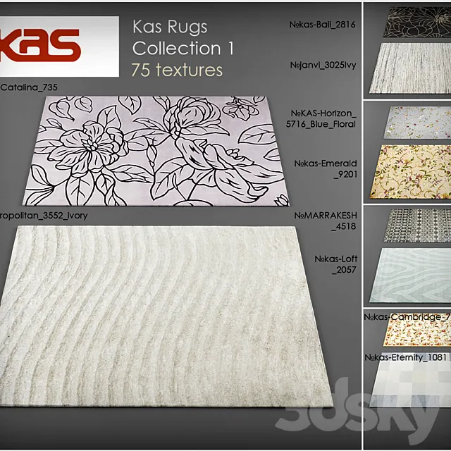 Kas rugs 3D Model Kas rugs 3D Model