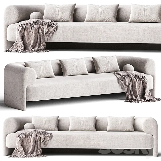 Kasba Sofa by Andrea Bonini 3D Model