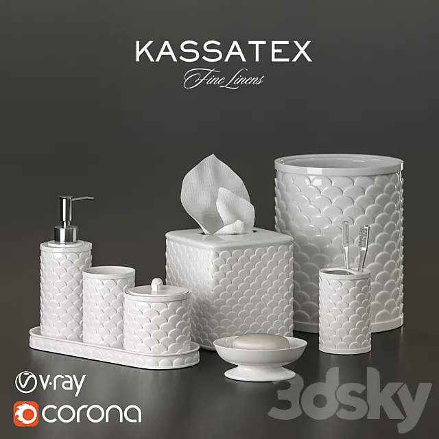KASSATEX – SCALA ACCESSORIES 3D Model KASSATEX – SCALA ACCESSORIES 3D Model