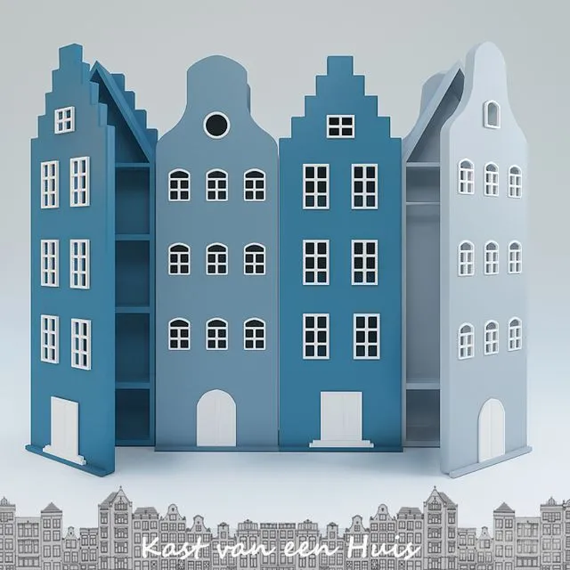 Kast van een Huis 3D Model