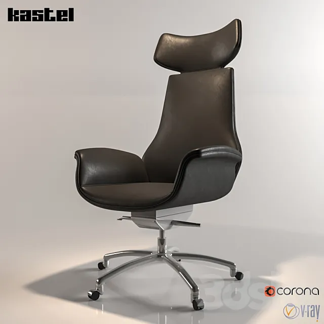 Kastel Kriteria Executive armchair 3D Model