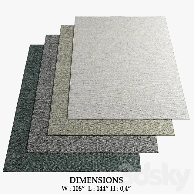 Kasthall Rugs_543 3D Model Kasthall Rugs_543 3D Model