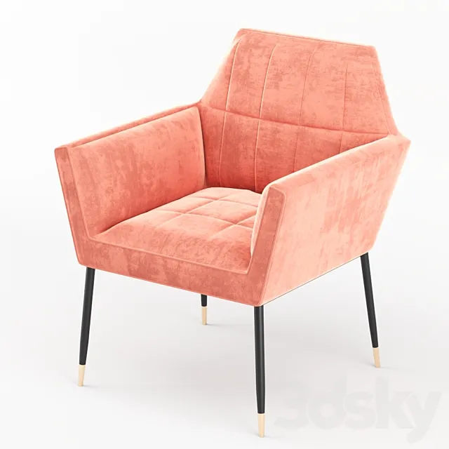 Kate – Armchair 3D Model Kate – Armchair 3D Model