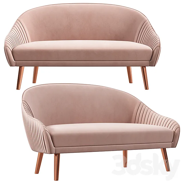 Kate Sofa 3D Model Kate Sofa 3D Model