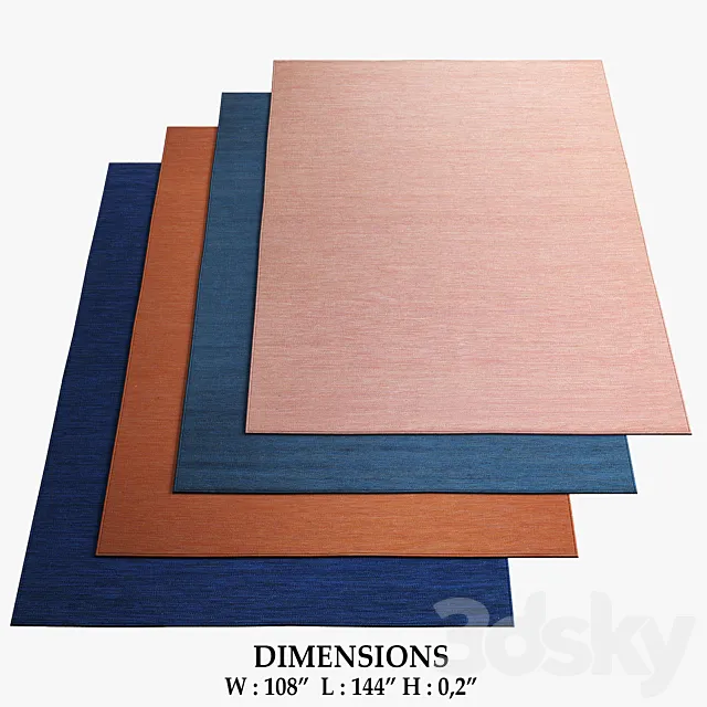 Kateha Rugs_421 3D Model Kateha Rugs_421 3D Model