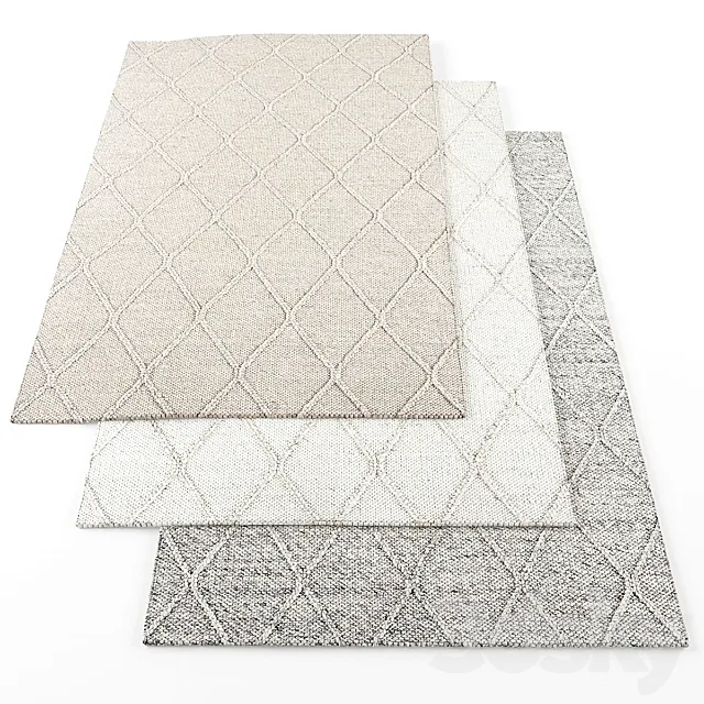 Katherine Carnaby Coast Diamond Rugs 3D Model Katherine Carnaby Coast Diamond Rugs 3D Model