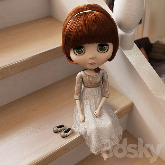 Katie 3D Model Katie 3D Model