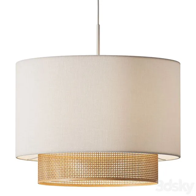 Kave Home Erna Pendant Lamp 3D Model