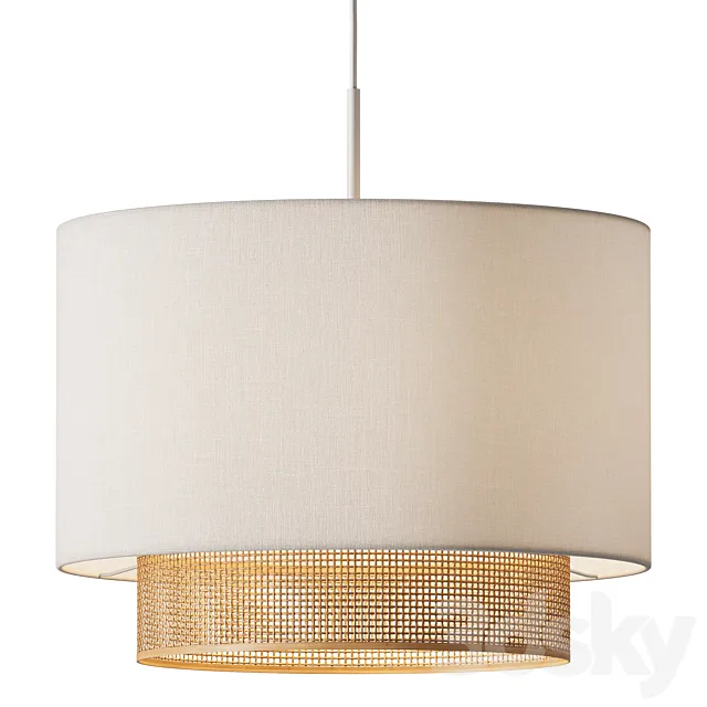Kave Home Erna Pendant Lamp 3D Model