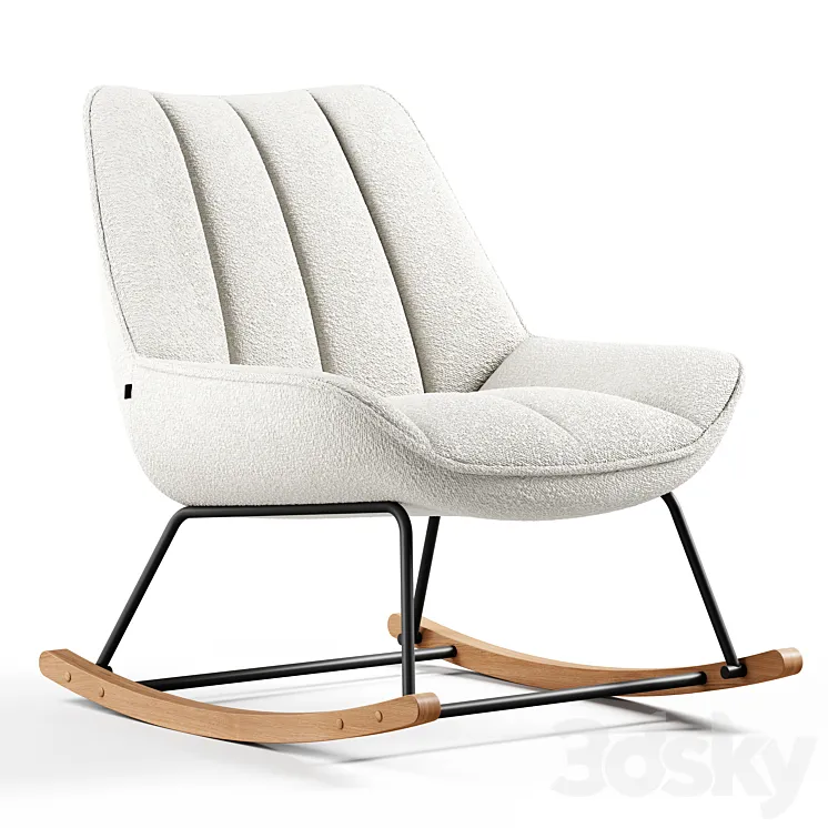 Kave Home – Marlina Rocking Chair 3D Model Free Download