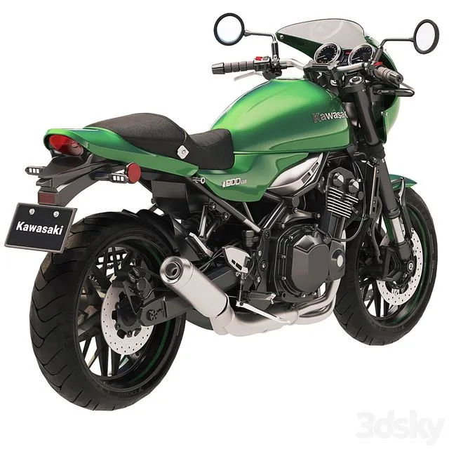 Kawasaki Z900RS Cafe 2020 3D Model