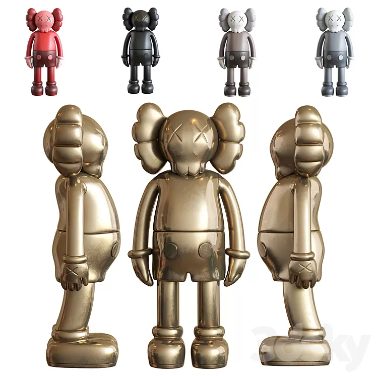 Kaws 3D Model Free Download