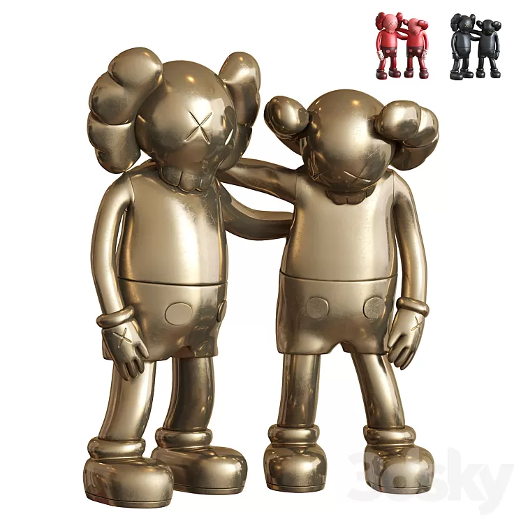 Kaws 3D Model Free Download