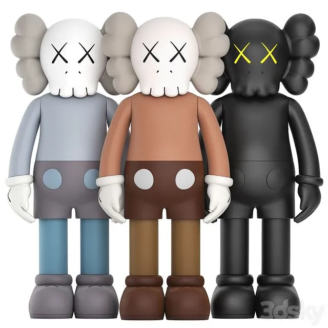 kaws collection 3D Model