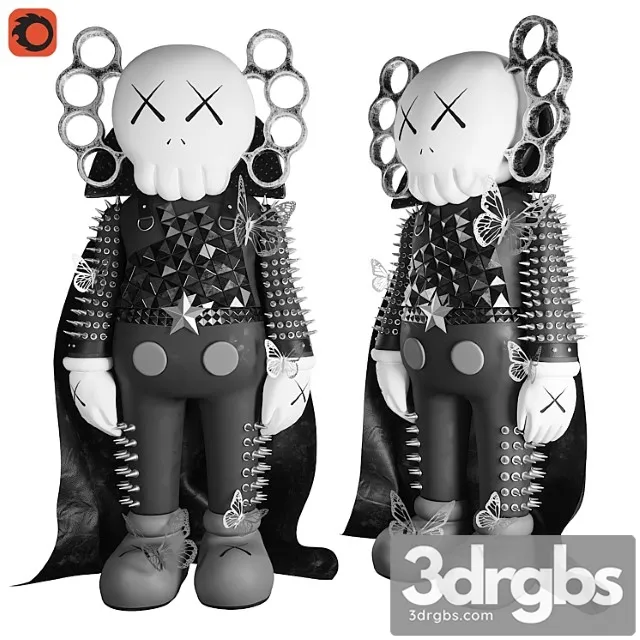 Kaws Dark 3D Model Download