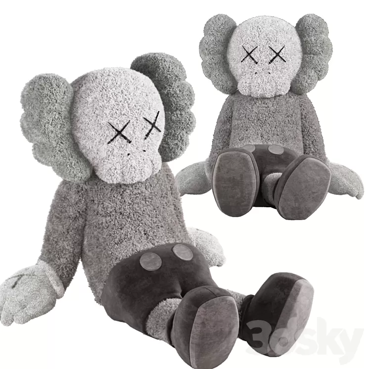 kaws doll 3D Model