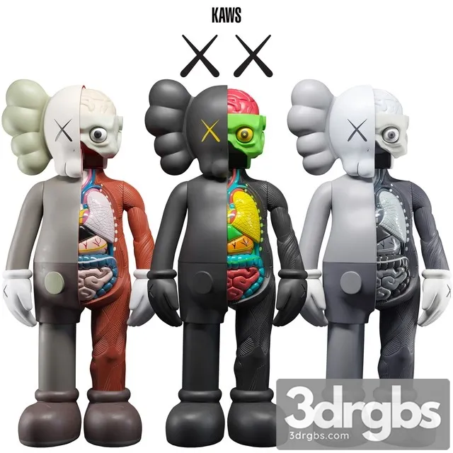 KAWS Flayed Companion 3D Model Download