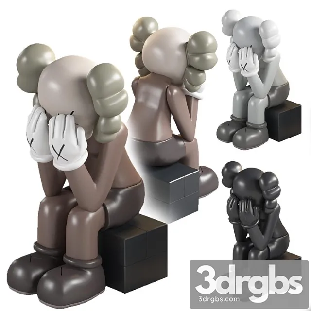 Kaws Passing Through 3D Model Download