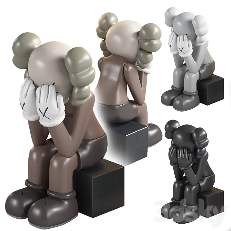 kaws Passing Through 3D Model