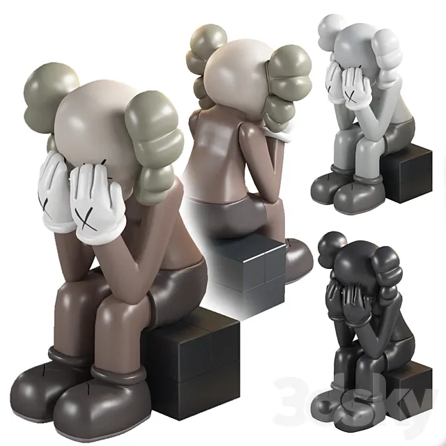kaws Passing Through 3DModel kaws Passing Through 3DModel