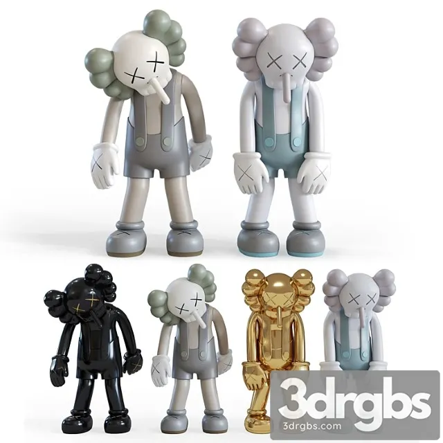 Kaws Small Lie 1 3D Model Download