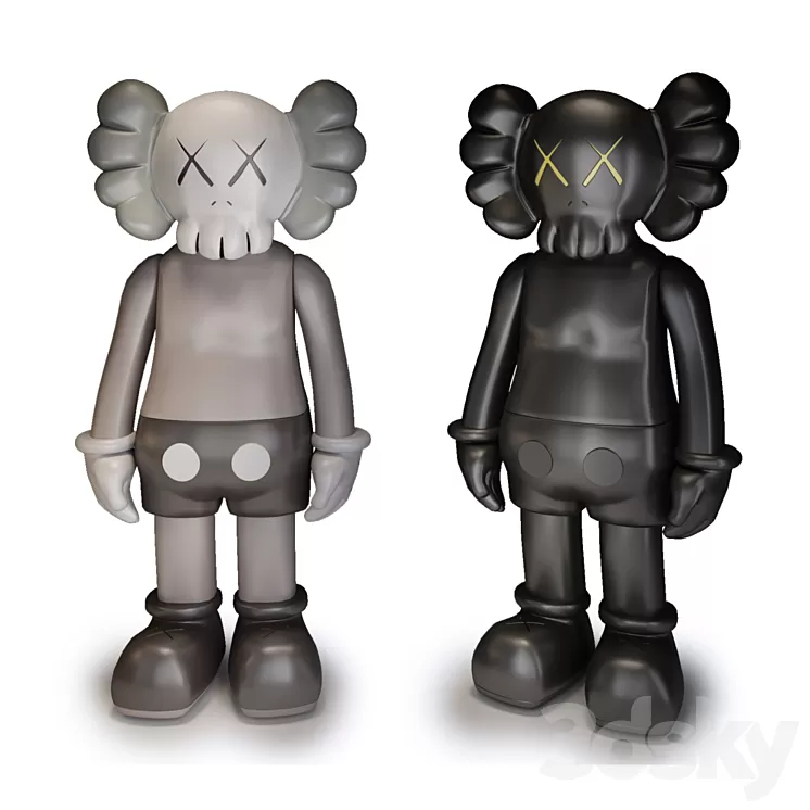 Kaws Toys 3D Model Kaws Toys 3D Model