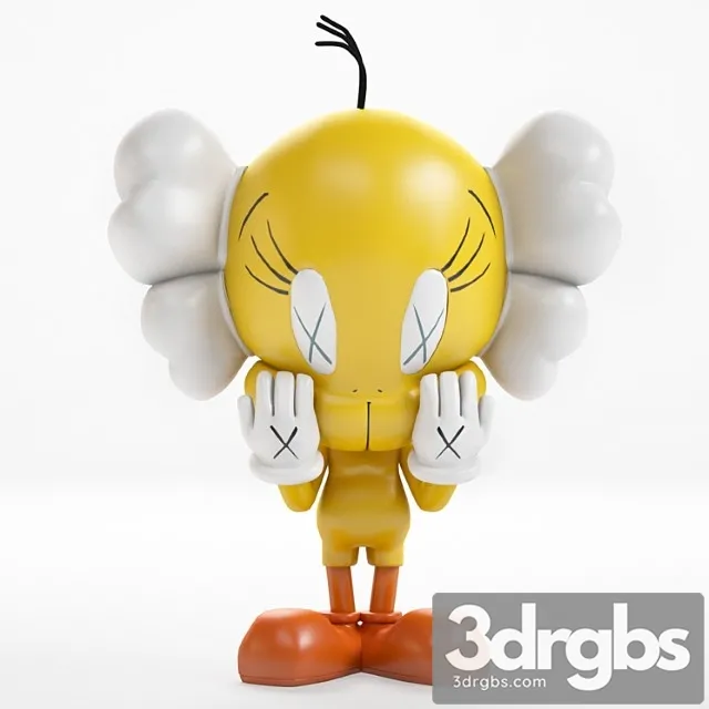Kaws Tweety 3D Model Download
