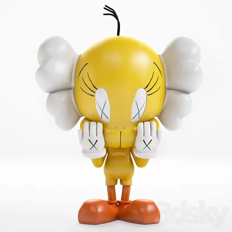 KAWS Tweety 3D Model