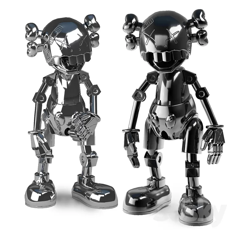 Kaws x hajime sorayama 3D Model