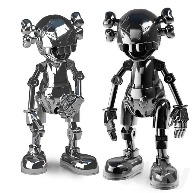 Kaws x hajime sorayama 3DModel Kaws x hajime sorayama 3DModel