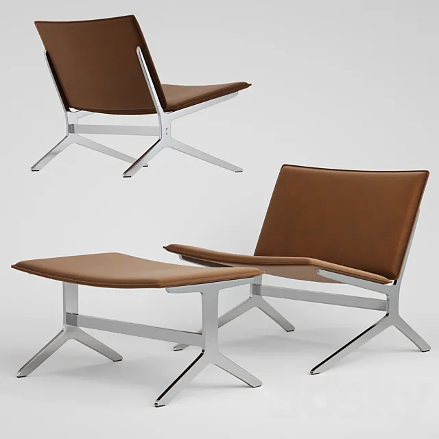 KAY LOUNGE Jean-Marie Massaud 2019 3D Model