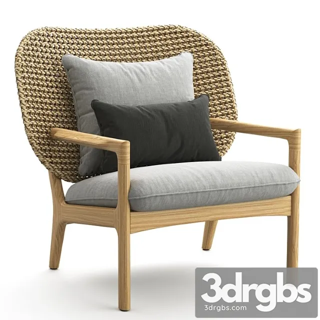 Kay low back lounge chair