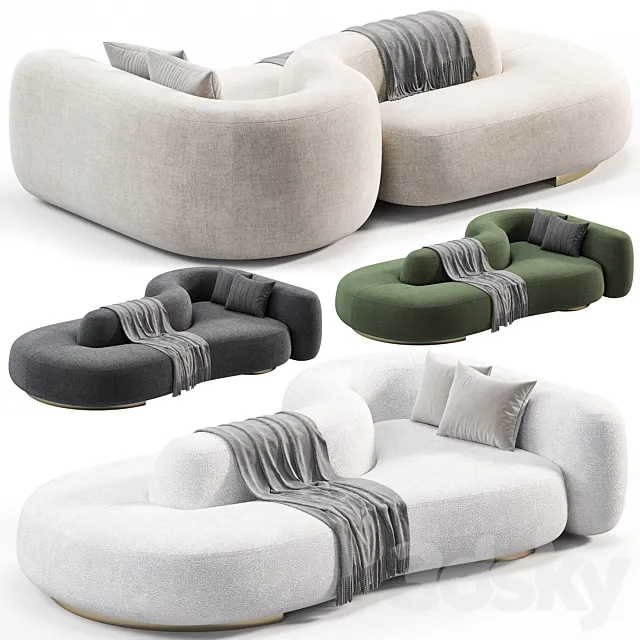 Kay sofa 3D Model Kay sofa 3D Model