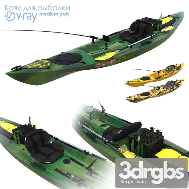 Kayak 3D Model Download