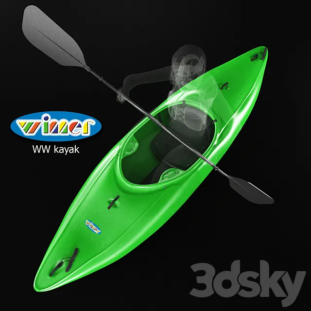 Kayak WINNER Storm 3D Model