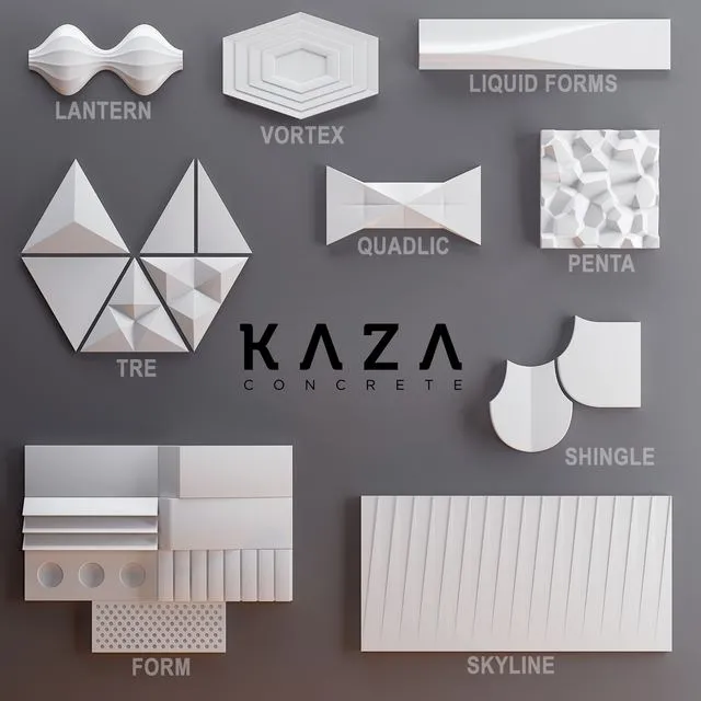 Kaza Concrete 3D Model