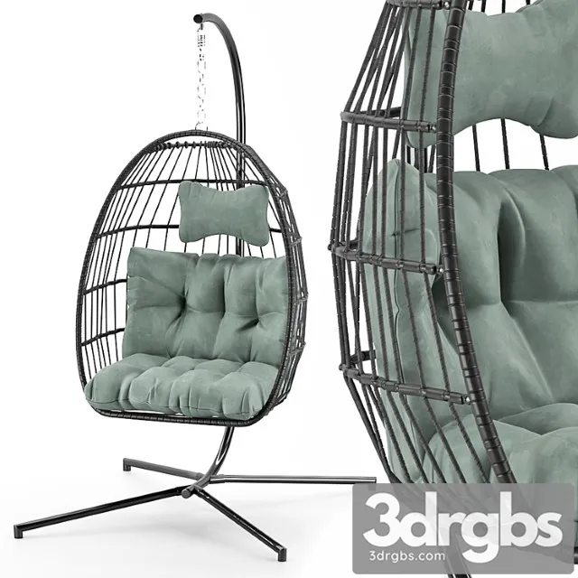 Kcasa Rattan Chair 3D Model Download