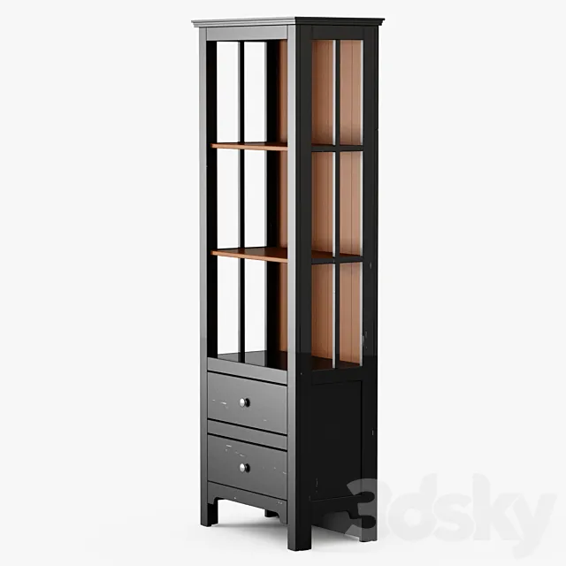 Keefe Bookcase – Black 3D Model