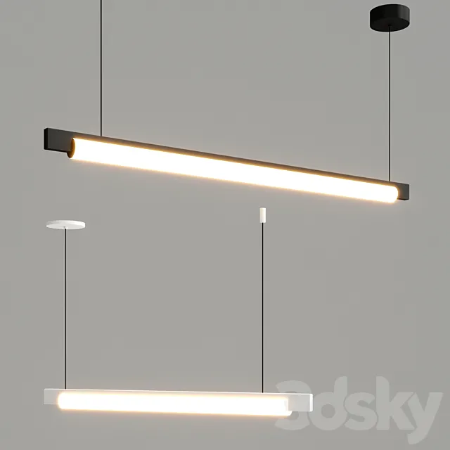 Keel LED Pendant 3D Model