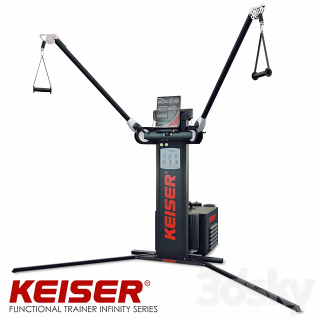 Keiser functional trainer 3D Model