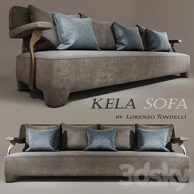 Kela Sofa by Lorenzo Tondelli. Luxeform 3DModel Kela Sofa by Lorenzo Tondelli. Luxeform 3DModel