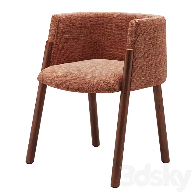 Kelly Wearstler Acero dining chair 3D Model Kelly Wearstler Acero dining chair 3D Model