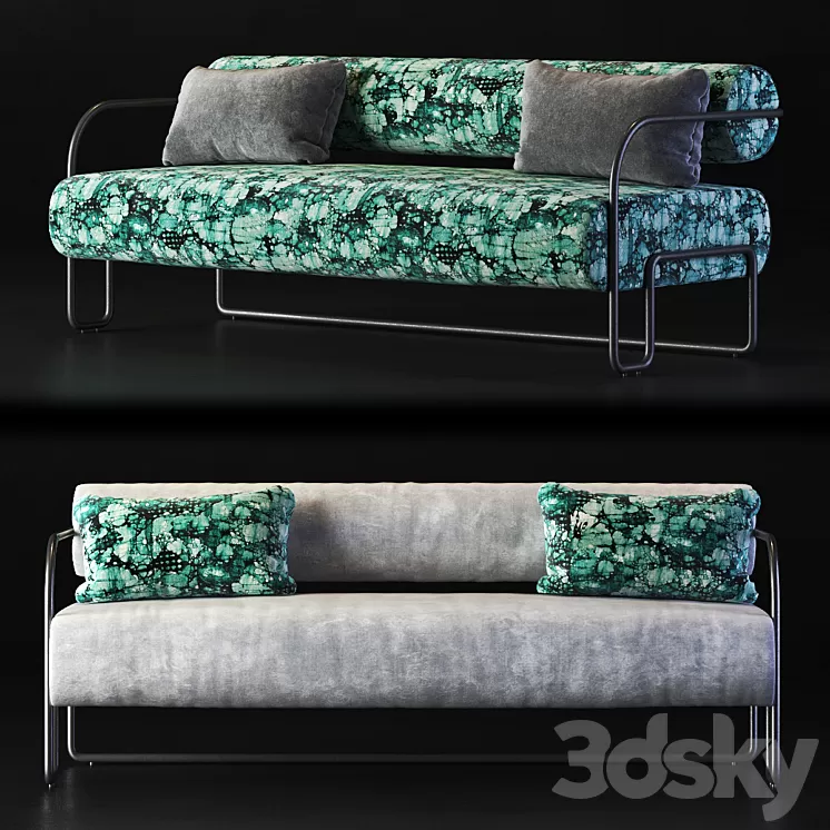 Kelly Wearstler Ardent Sofa 3D Model