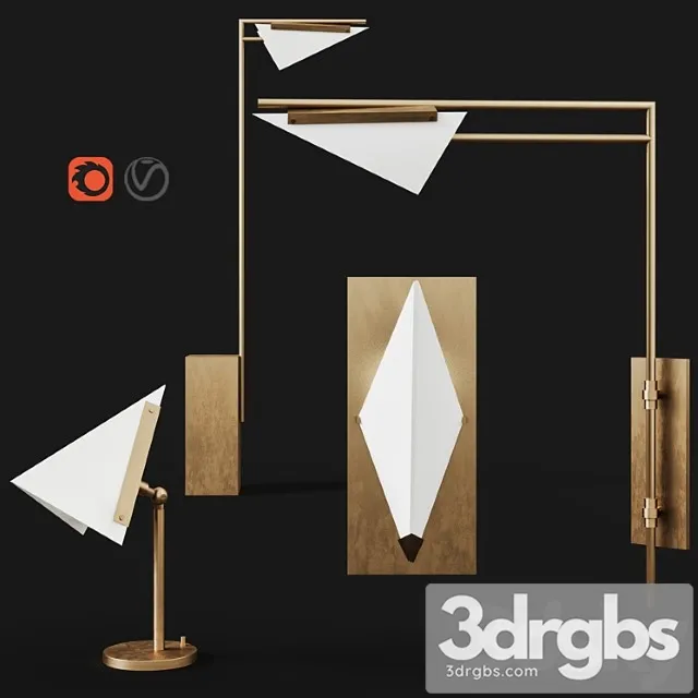 Kelly wearstler forma set 3D Model Download