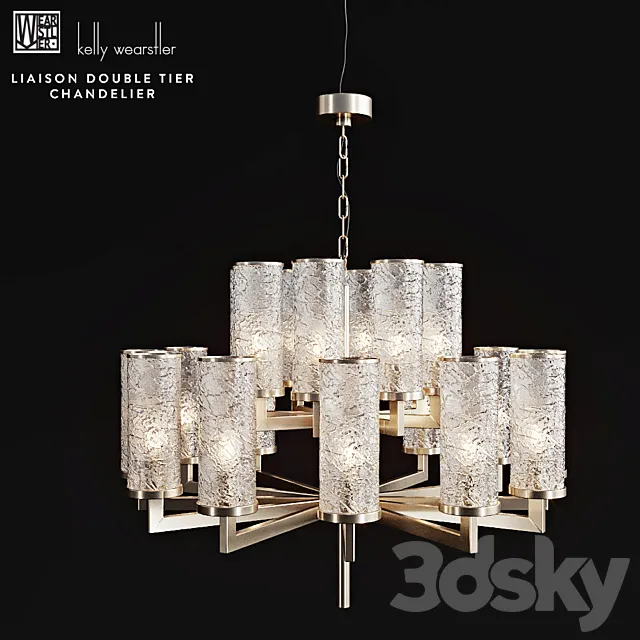 Kelly Wearstler Liaison Double Tier Chandelier 3DModel Kelly Wearstler Liaison Double Tier Chandelier 3DModel